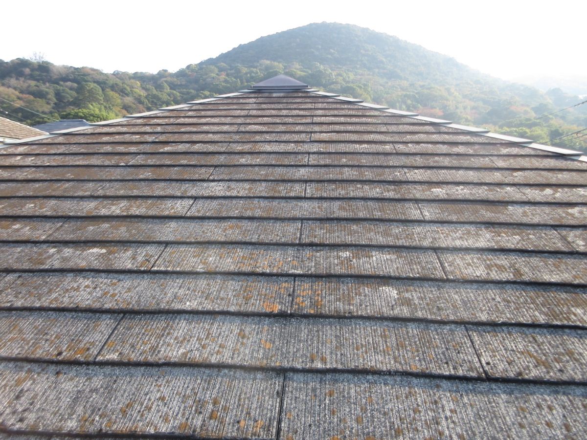 【和歌山市】　D様邸<br>『グレーカラーで統一された外壁と屋根がシックで素敵な仕上がりに…✧₊°』インテグラルコート塗布3